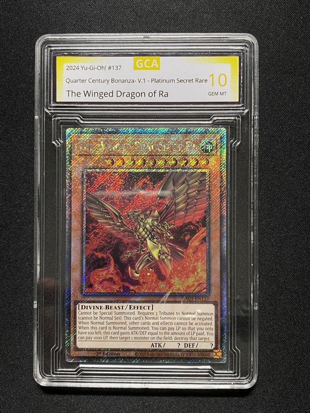 The Winged Dragon of Ra · RA03-EN137
