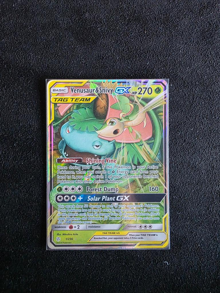Venusaur & Snivy GX 1/236 - Image 1